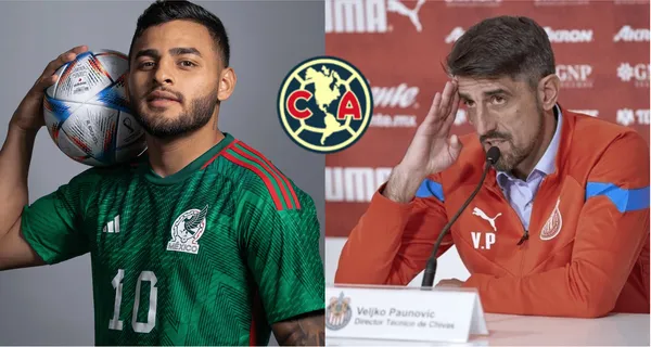 Mientras Alexis Vega dijo que sí jugaría en el América, el entrenador Veljko Paunovic consideraría