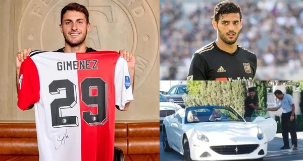 Mientras Carlos Vela llega en un Ferrari, el coche en el que llega el Chaquito a sus prácticas en el Feyenoord.