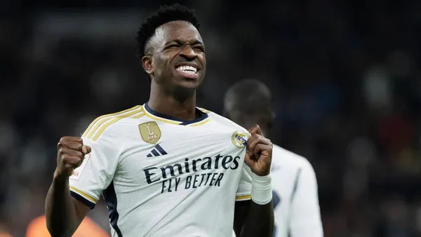Mientras el Real Madrid vence al Girona, Vinicius idolatró a otro jugador del Real con su festejo, dejando de lado a Cristiano Ronaldo