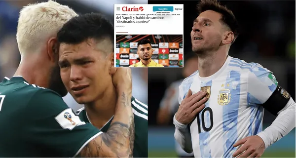Mientras en México sufren, la prensa argentina habló sobre la lesión de Tecatito y su reacción.