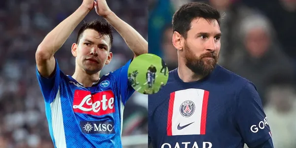 Mientras Hirving Lozano se ganó el corazón de los Italianos, la polémica actitud de Messi en Francia