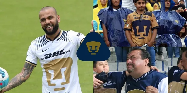Mientras la afición reprueba el desempeño de Dani Alves en Pumas, él se burla de ellos.