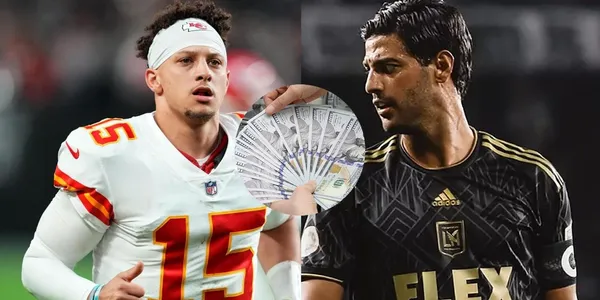 Mientras la figura de los Kansas City Chiefs, Patrick Mahomes, tiene una fortuna de 40 millones de dólares, lo que ha logrado Carlos Vela en su carrera