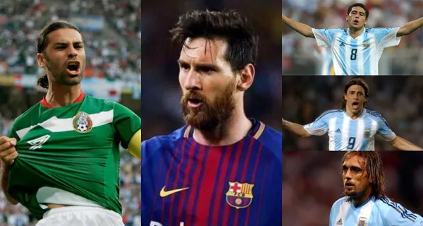 Mientras Lionel Messi quería golpear a Rafa Márquez, otro crack argentino reconoció su calidad e incluso le dio su camiseta como símbolo de respeto y admiración.