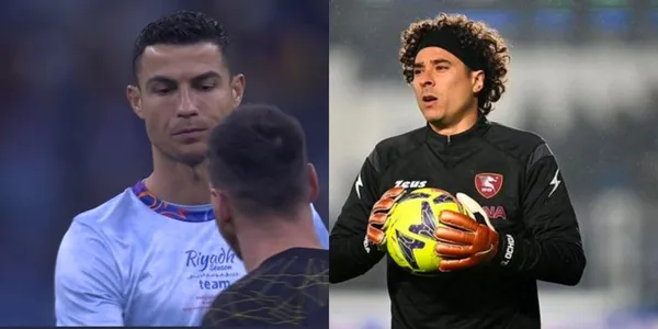 Mientras Lionel Messi saludó a Cristiano Ronaldo, su inesperada reacción al ver a Guillermo Ochoa