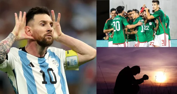 Mientras los vendidos le pedían la camiseta de Argentina, solo un jugador del Tri se acercó a pedir perdón a la afición por la paupérrima actuación.