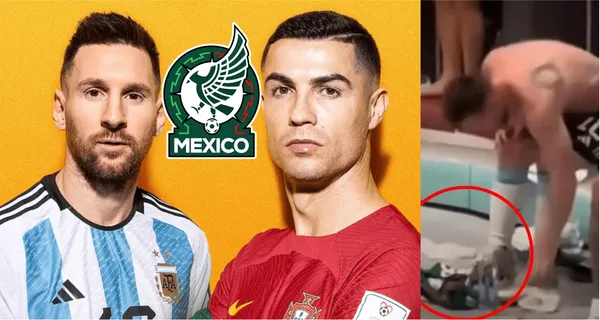Mientras Messi del PSG se dio el lujo de pisar la camiseta de México, Cristiano da una lección de como se puede honrar a México.