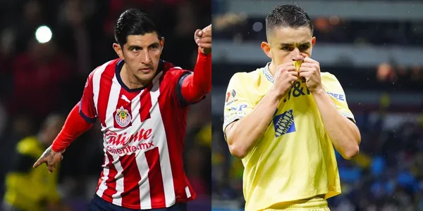 Mientras Víctor Guzmán tardó 2 partidos para anotar con Chivas, los que necesitó Fidalgo en América