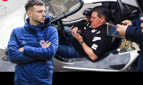 Miguel Herrera muestra su coche, cuando era entrenador (Fuente: Tork)