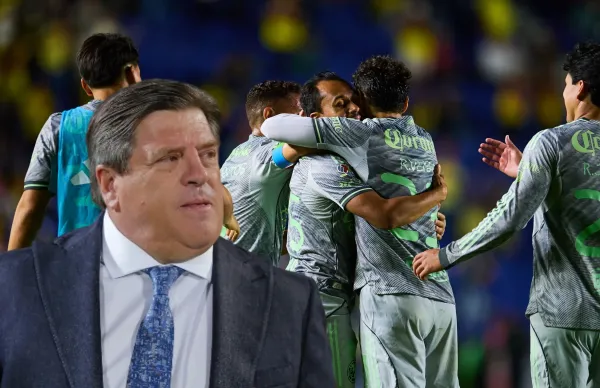 Miguel Herrera otra vez estuvo presente como analista en un partido de las Águilas del América.