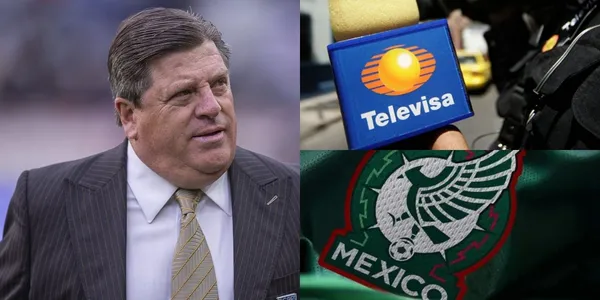 Miguel Herrera una firma de llegar a la selección mexicana, Televisa ya lo ayuda para volver al banquillo.