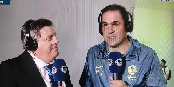 Miguel Herrera y André Jardine (Fuente: Fox Sports