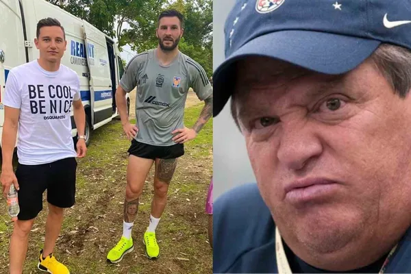 Miguel Herrera y Florian Thauvin tuvieron su primer inconveniente en los entrenamientos de Tigres.