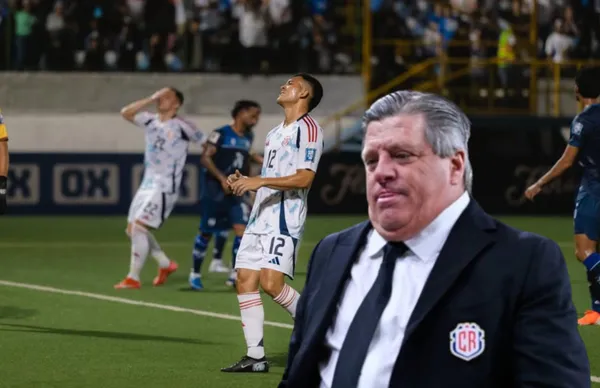 Miguel Herrera y jugador de Costa Rica/ Foto Emanuel Morales MR Agencia.