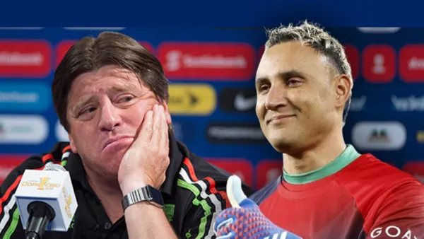 Miguel Herrera y Keylor Navas (Foto: MEXSPORT)