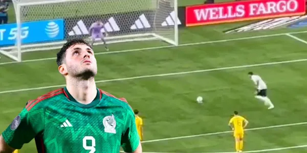 Mira cómo Santiago Giménez falló el penal ante la Selección de Australia