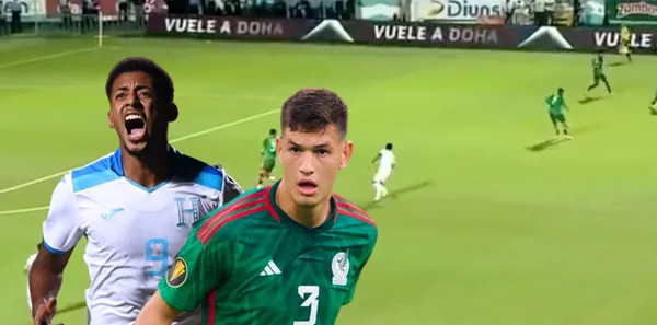 Mira el gol de Anthony Lozano que adelanta a Honduras en su duelo ante México