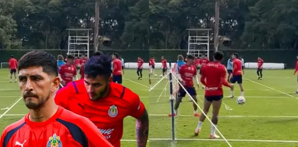 Mira el reclamo de Alexis Vega a Víctor Guzmán tras fallar en fútbol tenis