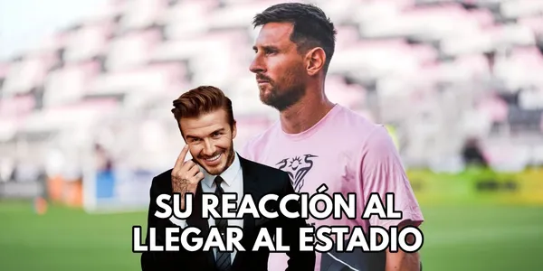 Mira la increíble reacción de Messi una vez que llegó al estadio de su nuevo club, el Inter Miami.