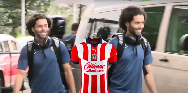 Mira lo que hizo César Huerta cuando le dieron una playera de Chivas