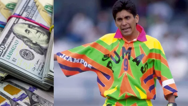 Muchos jugadores se compran coches o gastan en fiestas sus primeros salarios, pero esto hizo Jorge Campos.