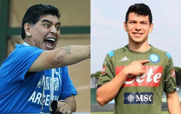 Muchos regalos y felicitaciones le llegaron a Diego Maradona pero el que le envío en su momento Hirving Lozano es el que más lo atesora.