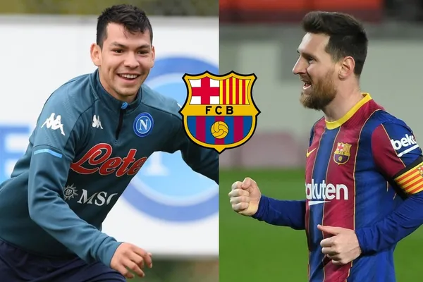 Napoli cotiza a Hirving Lozano y le pone un precio a la altura de Lionel Messi.