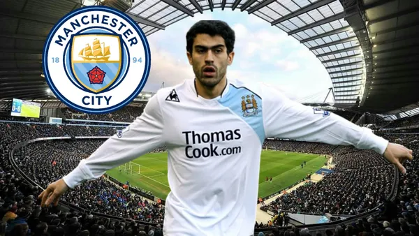 Nery Castillo en el Manchester City / Imagen: ESPN