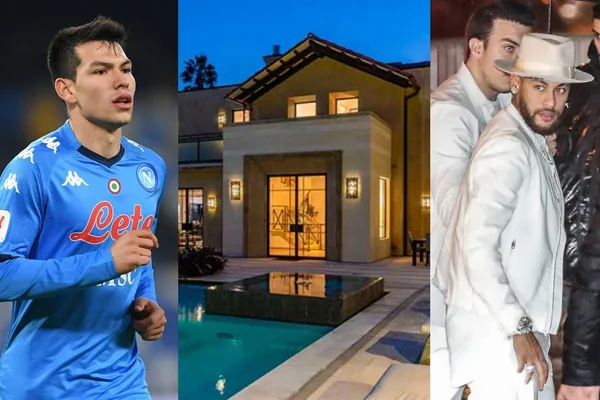 Neymar lleva una vida alocada y ha comprado una casa de 7 millones de euros, mientras Hirving Lozano le da ejemplo y tiene un departamento de menor valor.