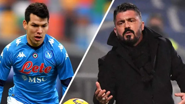 Ni bien fue puesto como transferible Hirving Lozano y Gennaro Gattuso le busca un reemplazo al Chucky.