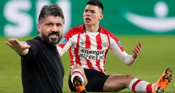Ni el ex entrenador Gennaro Gattuso se atrevió a tanto, como se darían las cosas en el PSV, con Hirving Lozano.