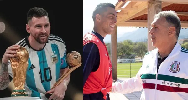 Ni los dos argentinos que representaron a México en el mundial se atrevieron a tanto, se puso la de Argentina para festejar.