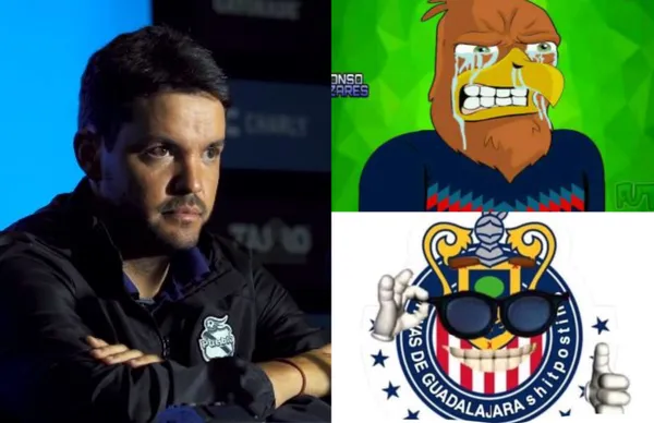 Nicolás Larcamón, director técnico del Puebla, fue contundente con su mensaje en la rueda de prensa.