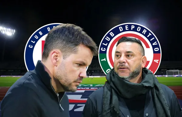 Nicolás Larcamón y Antonio Mohamed/Foto Soy Fútbol.