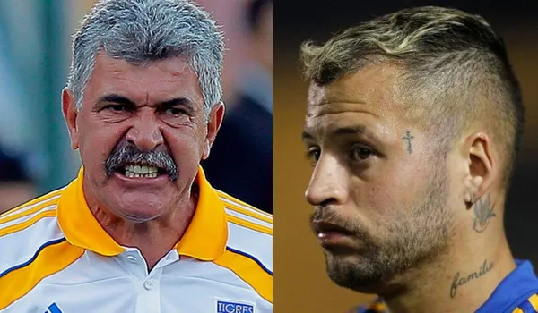 Nicolás López mostró su malestar ante Ricardo Ferretti por no ser considerado en e once de Tigres.