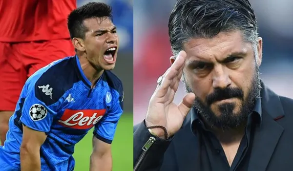 no era ni por el idioma, ni por el físico. En Italia revelan por qué Gennaro Gattuso hacía de menos a Hirving Lozano.
