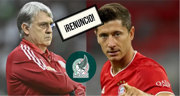 No sirvió de nada borrar a Lewandowski, se iría del Tri tras que ratificaron a Martino.