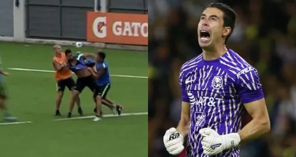 No solo fue la parte deportiva la que deja ver descompostura en el cuadro de Coapa. Una pelea también se hizo viral.