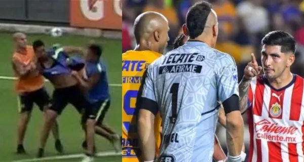 No solo fue Nahuel Guzmán, hubo golpes dentro del estadio de Tigres, en Chivas hay afectados por los hechos.