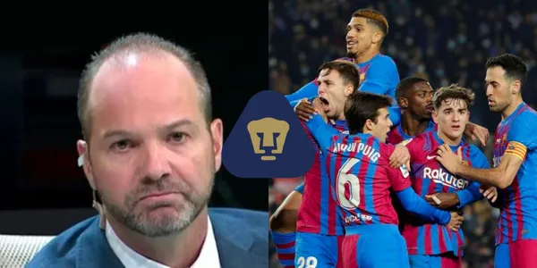 No sólo Hugo Sánchez, sino también García les hace ver al Barcelona que no será fácil ganarle a Pumas.