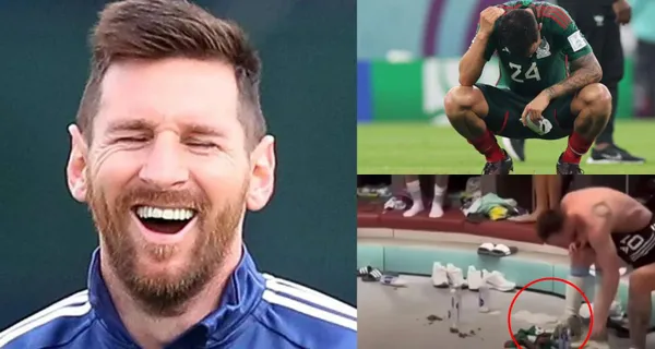 No solo pisó la del Tri, Messi y una nueva ofensa, a un jugador mexicano y con su camiseta.