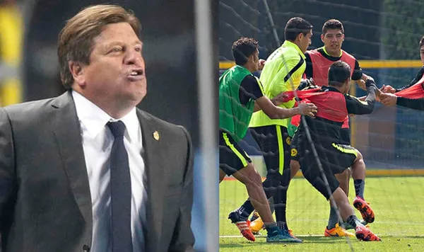 No tuvo argumentos, nunca hubo idea de a qué jugaba el equipo y a más de eso, Miguel Herrera se fue a los golpes con uno de sus jugadores.