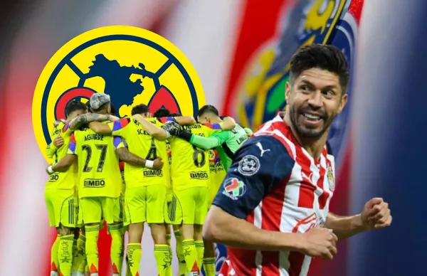Oribe Peralta y jugadores del América/ Foto Mediotiempo.