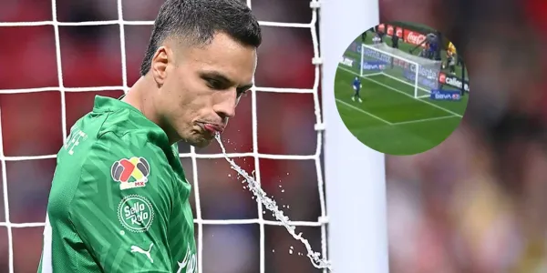 Óscar Whalley tuvo un peculiar incidente previo al arranque del Chivas vs Querétaro