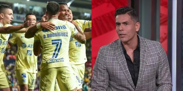 Oswaldo Sánchez hace la camiseta a un lado y le da la clave de la victoria al América.