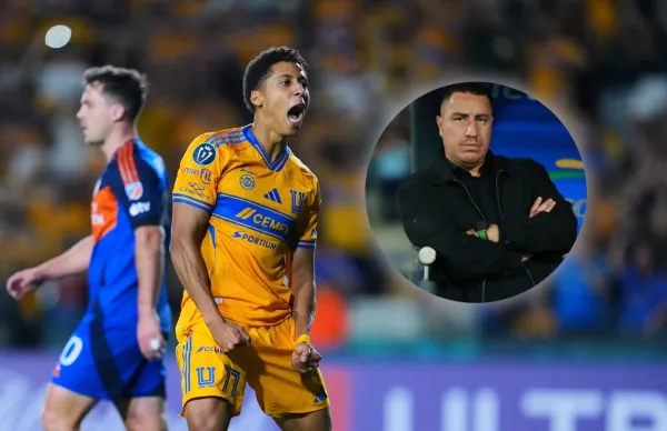 Ozziel Herrera marcó dos tantos en la cancha del 'Volcán' este jueves 19 de marzo.