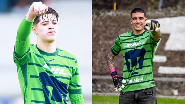 Pablo Lara y Alex Padilla se pelean la titularidad en Pumas | Foto: X @pumasmx