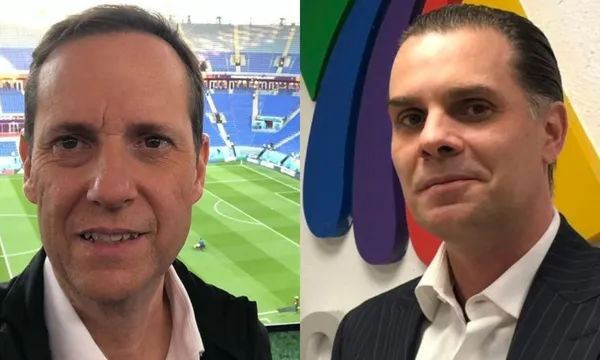 Paco Villa y Christian Martinoli en un partido de fútbol / El Universal