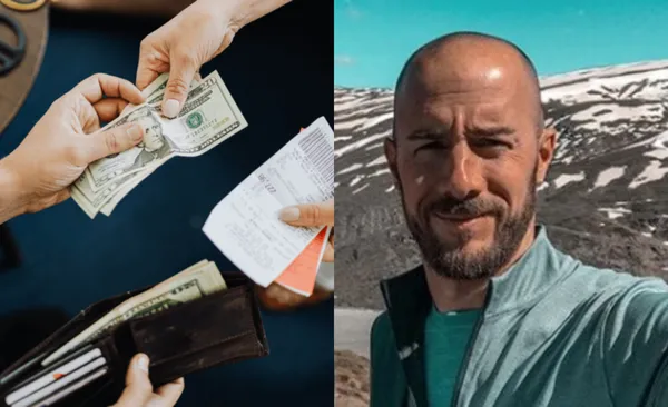 Pago de dinero, a la derecha, Dreyfus posa (Fuente: Datisa e IG Chicharito)