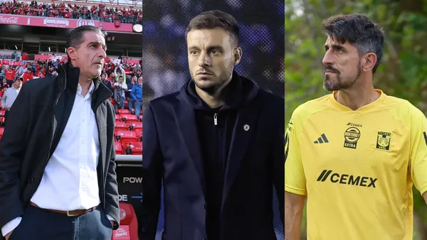 Paiva, Anselmi y Veljko. | Fotos: X oficial de Toluca, Cruz Azul y Tigres